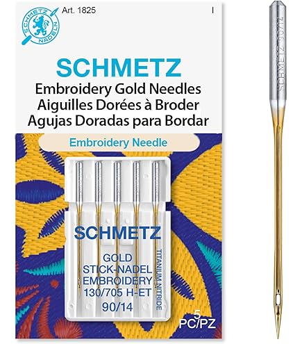 Amazon.com: 10 Groz Beckert DBXK5 GEBEDUR Titanium Embroidery