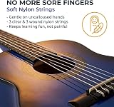 Music Alley 30 Inch Junior Classical Acoustic Guitar for Kids with Bag view 3