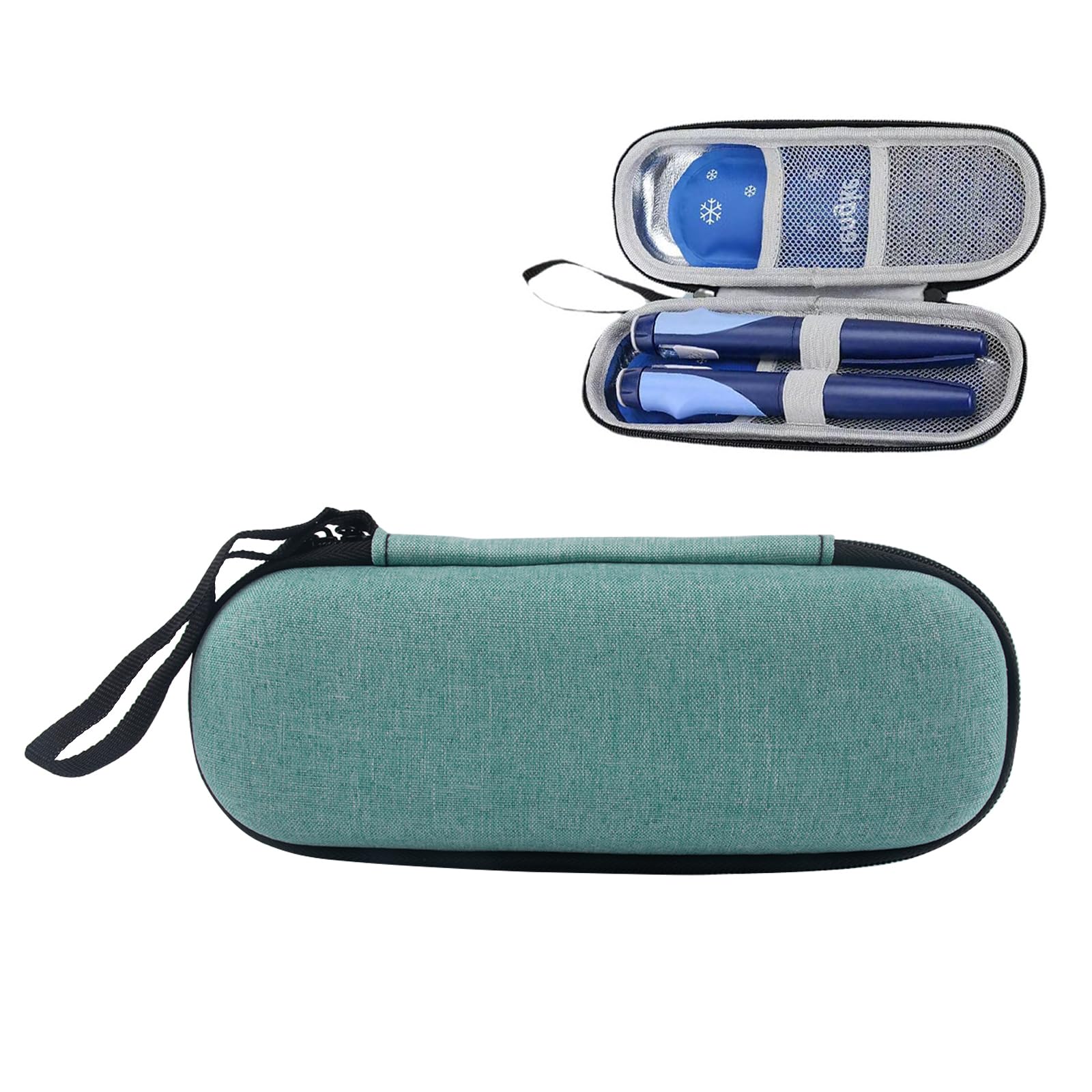 AYNKH Insulin Cooler Travel Case - 21cm x 7cm x 5cm, Diabetes Bag Multifunctional Outdoor Medicine Bag Ideal for Diabetes, Medication, and Medical Supplies