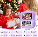 Hangrui Kids Camera Instant Print 14MP 32GB Card 1080P Video 3 Roll Paper view 2