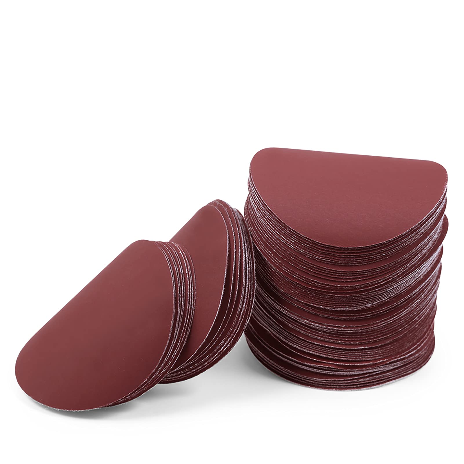 LEONTOOL Sanding Discs 3 Inch 2000 Grit Hook and Loop Sandpaper 100Pcs Sanding Pad NO-Hole Aluminum Oxide Random Orbital Sander