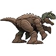 Mattel Jurassic World Fierce Changers 2-in-1 Dinosaur Action Figure, Double Danger Toy Transforms from Stegosaurus to Carnotaurus in 11 Steps