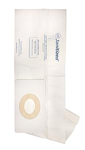 Janitized JAN-NSSP30-2(3) Premium Replacement Commercial Vacuum Bag for NSS Pacer 30 Vacuum Cleaners (12-3 Packs)