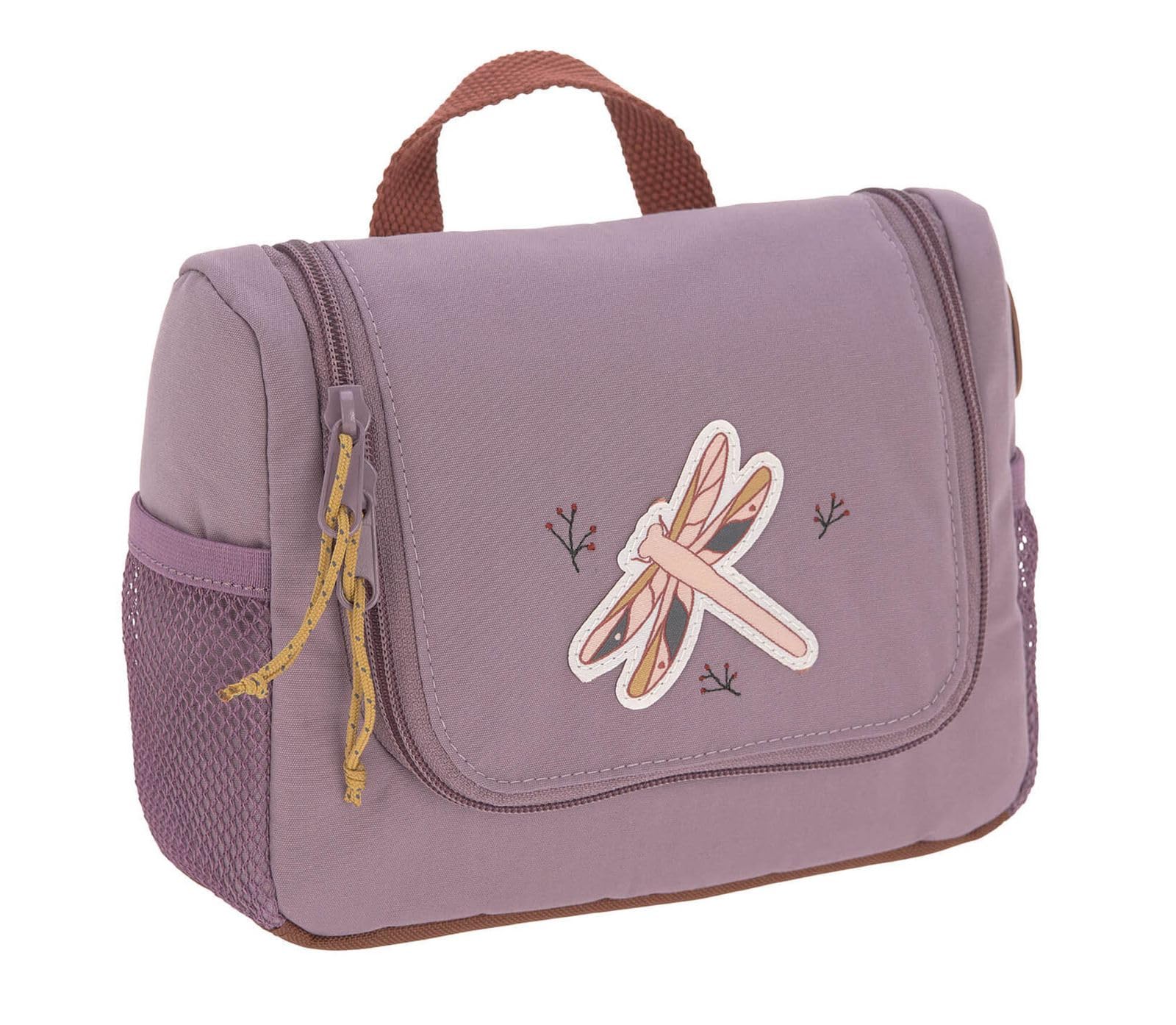 LÄSSIG Adventure Kids toilet bag, 20 cm, Dragonfly, purple