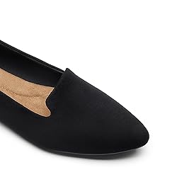 DREAM PAIRS Women's Flats, Pointed Toe Slip-On