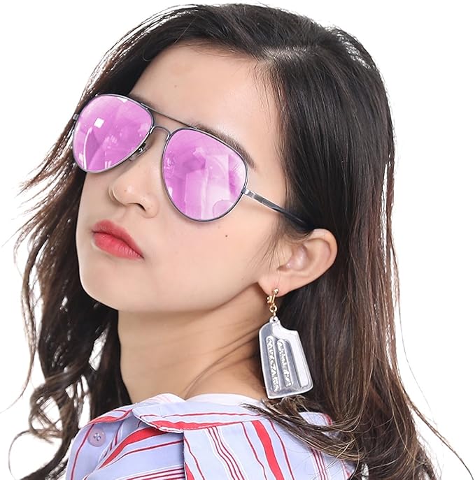 Amazon 女性用 偏光 サングラス レディース Uv400 Uvカット クリア 軽量 ドライブ 安い 大きいレンズ 偏光と遮光効果良い ファッション眼鏡 通販