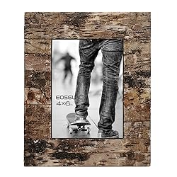 Eosglac Rustic 4x6 Wooden Picture Frame, Handmade