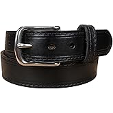Yoder Leather Company Handmade Stitched Bridle Leather Belt Extra Thick, 1.5 inch Wide