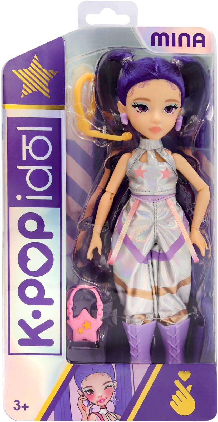 K-Pop Idol Mina Fashion Doll with Accessories Collector Collectible Toy