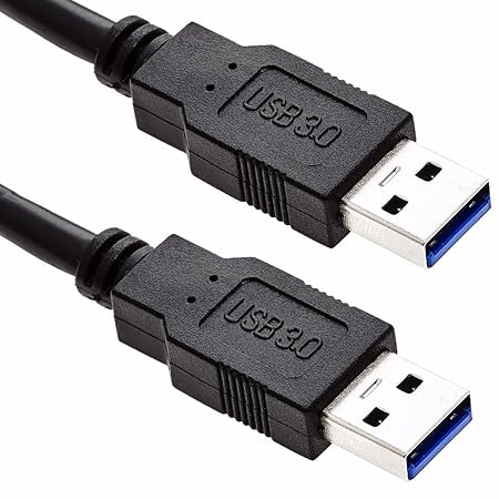G-Shield 2m USB zu USB Kabel A-A USB 3.0 5Gbit/s Verbindungskabel - 2 Meter Schwarz
