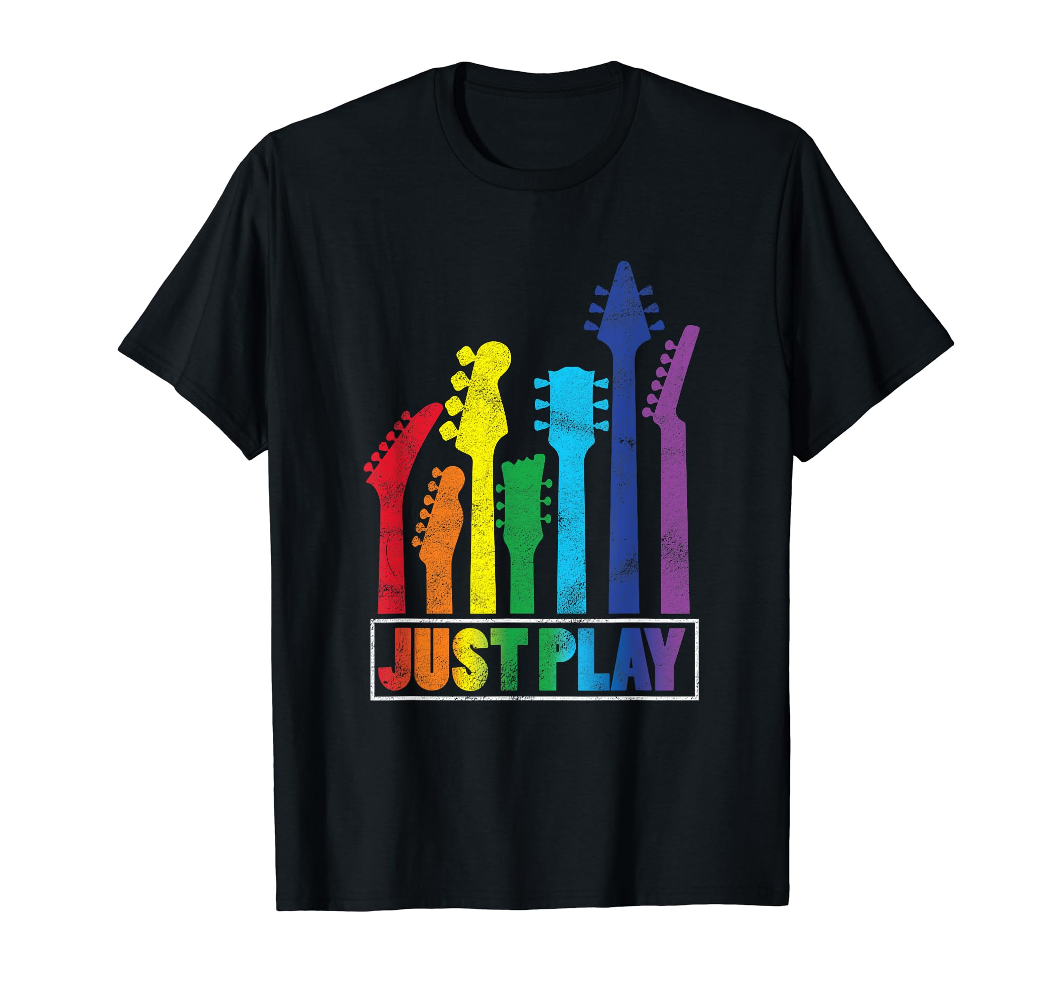 Just String Instrument Play Guitar Banjo Mandolin Stringband T-Shirt