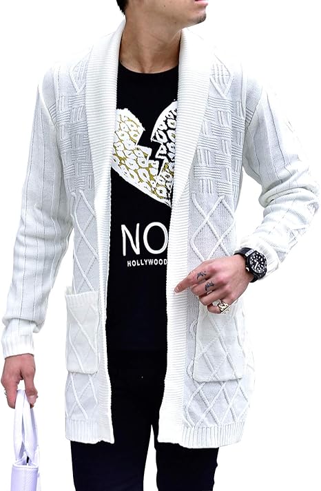 Amazon サムディフ Somediff ロングカーディガン ライトアウター ガウン メンズ カーディガン 通販