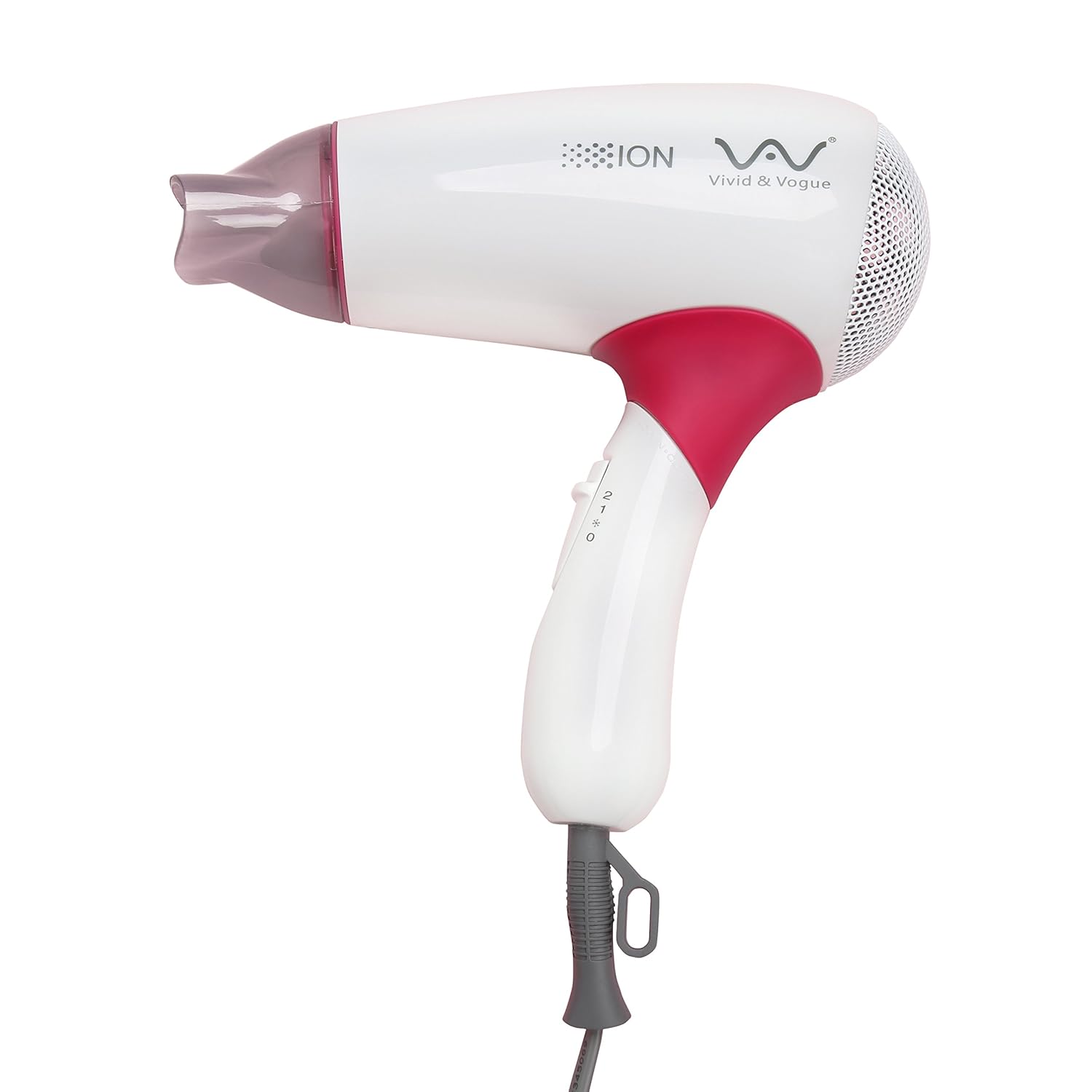 VAV Mini Ionic Hair Dryer Folding Travel Blow Dryer 1000W Compact Dryer With 3 Speed Settings Super Lightweight Fast Powerful Wind
