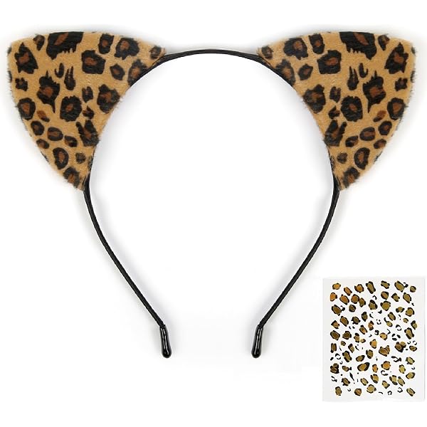 Diadema Con Orejas De Gato – Suave Y Ligera, Ideal Para Halloween, Cosplay Y Festivales De Música