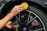 SOFT99 Tire Black Wax 170 g Matte Tire Dressing with Applicator Pad view 7