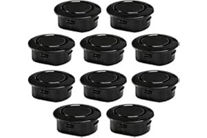 KoiLuvGo 10PCS Car Rear Bumper Radar Hole Cover, Durable Bumper Hole Plugs Protector Covers for Front Rear Parking Sensor Rad