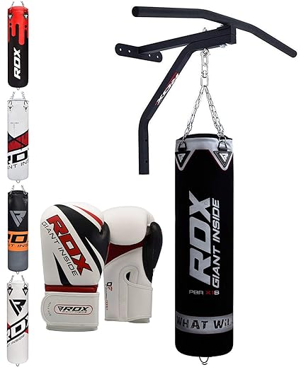 Karate Kickboxing Chain Mma Filled Heavy Bag Set With