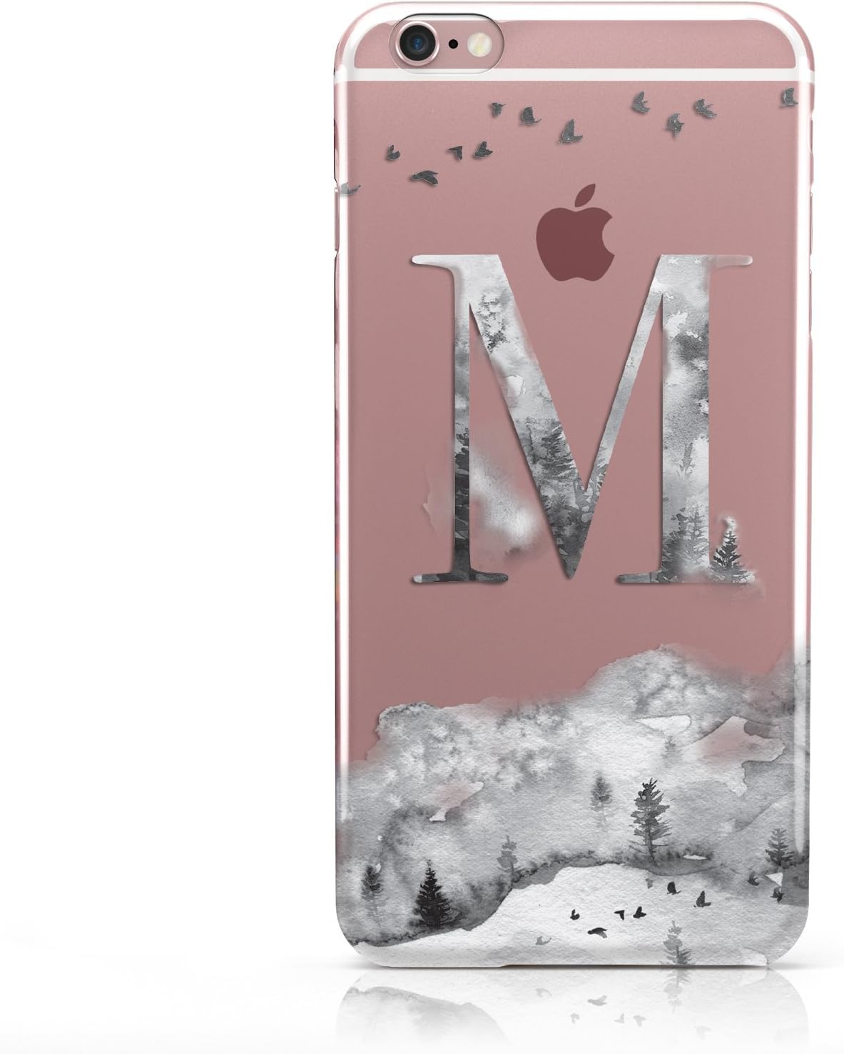 PERSONALISED MYSTICAL MONOGRAM & CLEAR PHONE CASE COVER FOR APPLE IPHONE 6S PLUS