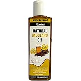 Raslok Pure Natural Mustard Oil | Wood Pressed (4, Ounces)
