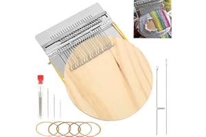 Knit Patch Kit, Knitpatch PatchMaker 2.0 Kit, Mini Portable Patch Darning with 21 Hooks, Knitting Kit for Beginners, Sewing R