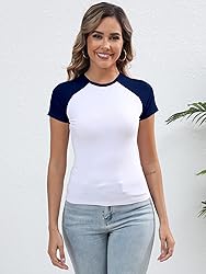Abardsion Trendy Baby Tees for Women Y2K Shirts
