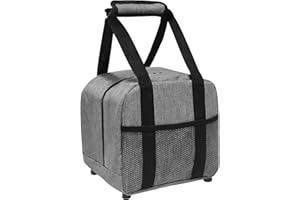 Xacsuwiql Single Bowling Bag with Padded Holder Easy to Carry Single Ball 10 Pin Bowling Bag OxfordCloth Single Bowling Tote 