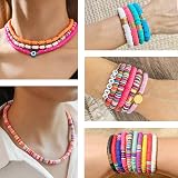 Fournine 6800 Pcs Clay Beads Friendship Bracelet Kit with Charms and Beads view 3