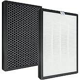 H04 Replacement Filter for HIMOX H04 Air Purifier | 2-in-1 High-efficiency Filtration 2 Pack H13 with Activated Filter