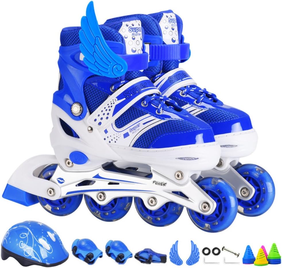 ZCRFY Inline Skates Einstellbare Rollschuhe 310 Rollschuhe Kinder