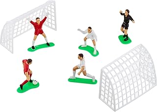 Close Up 7-teiliges Kuchen Deko-Set für Fußball-Torten