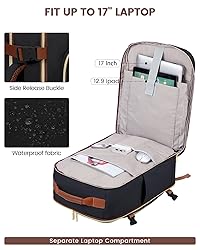 LOVEVOOK 40L Travel Backpack for Women & Men, Large