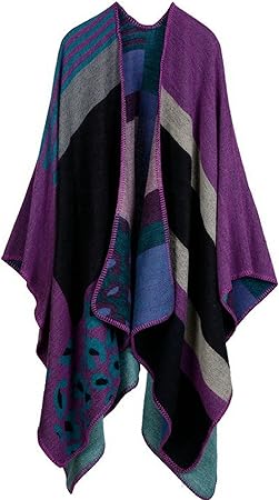 purple shawl cardigan