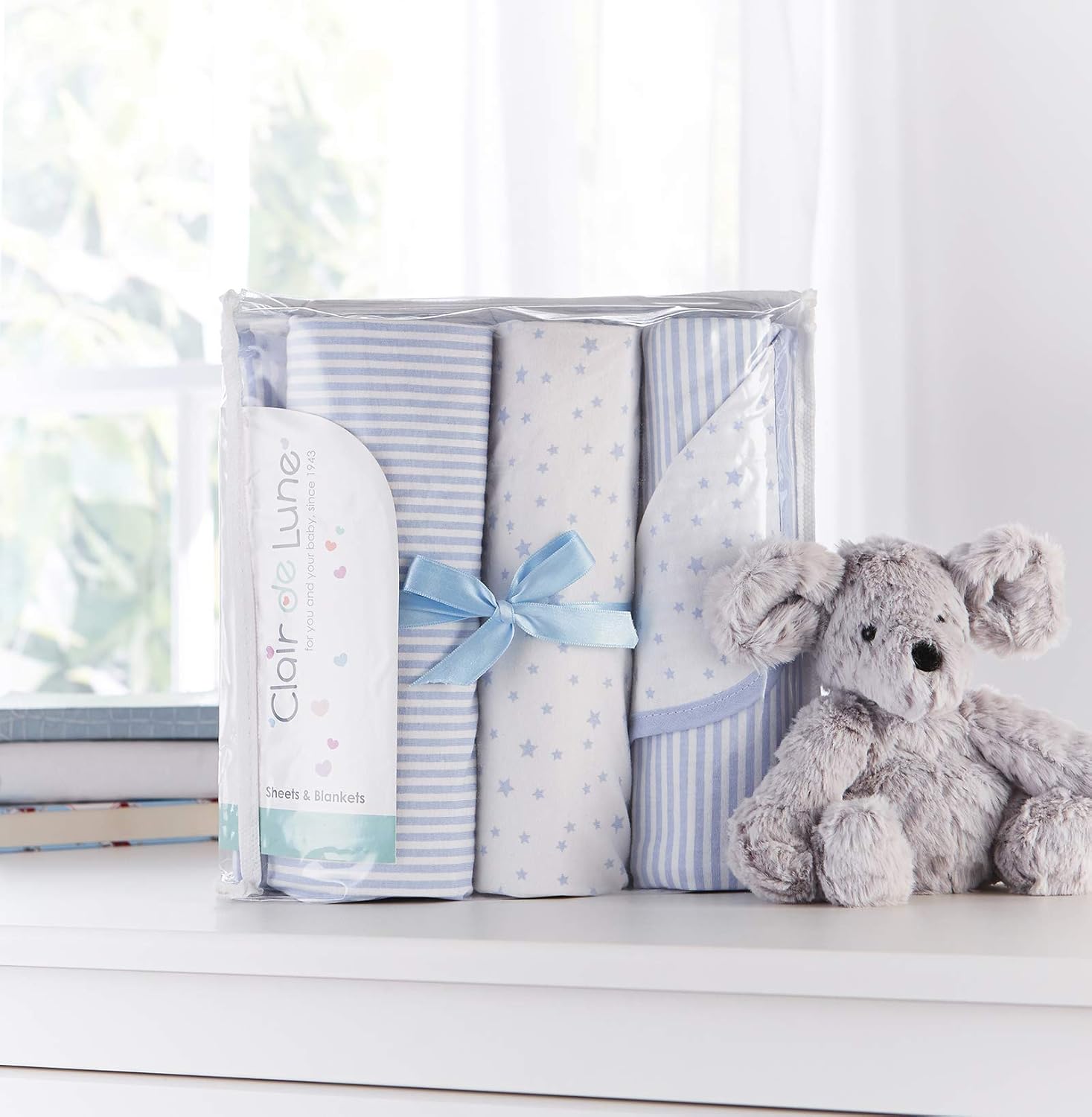 clair de lune moses basket sheets and blanket set