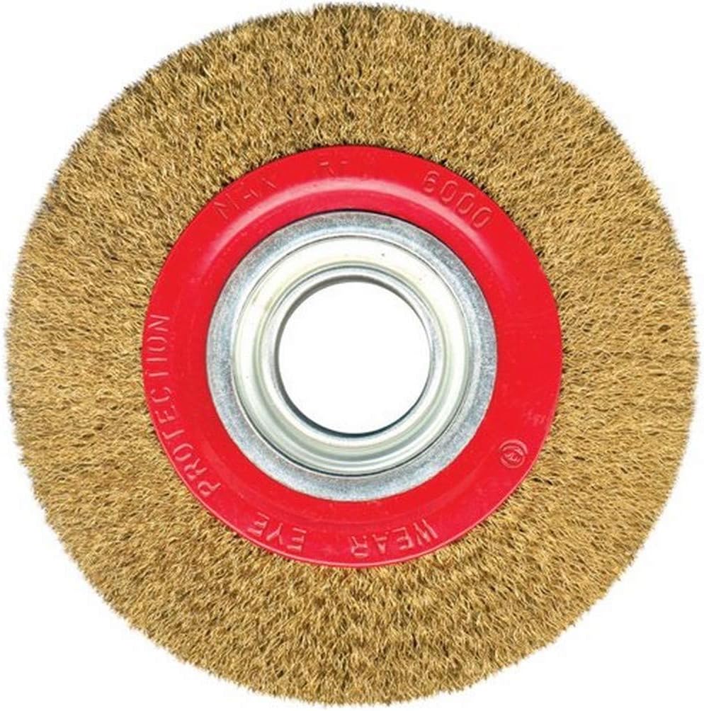 Silverline 427733 Brassed Steel Wire Wheel 125 x 20 mm