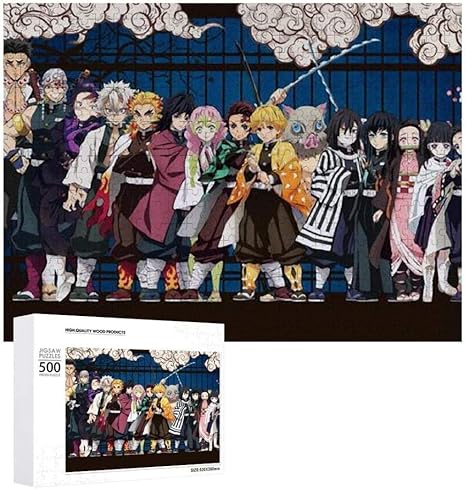 Amazon 鬼滅の刃 木製パズル 人気アニメ ジグソー ジグソーパズル 漫画のテーマピース ジグソーパズル 500ピース 1000ピース 大人用 子供用 木製 チャレンジングファミリーゲーム ジグソーパズル アニメ アニメ 萌えグッズ 木製のパズル 誕生日 クリスマス 5 500 Pcs