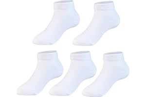 COZIWILL SOCKS Kids Low Cut Socks Boys Seamless Ankle Socks Girls Breathable Cotton Toddler Short Sock 5/8 Pairs