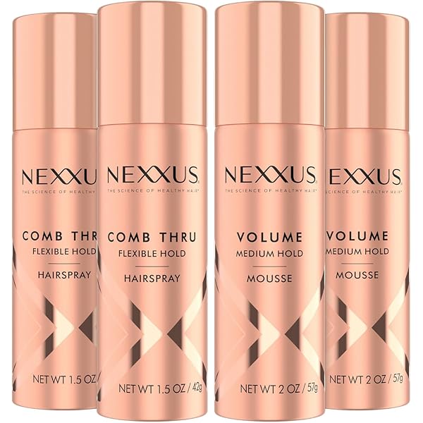 Amazon.com: Nexxus Travel Mousse, Volume Medium Hold 4-Pack – 72