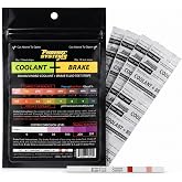 Phoenix Systems 15-Pack Double-Ended Brake Fluid &amp; Coolant Test Strips | Ideal for Service Centers, Tests DOT 3/4/5.1 Brake Fluids and All Coolant Types/Colors