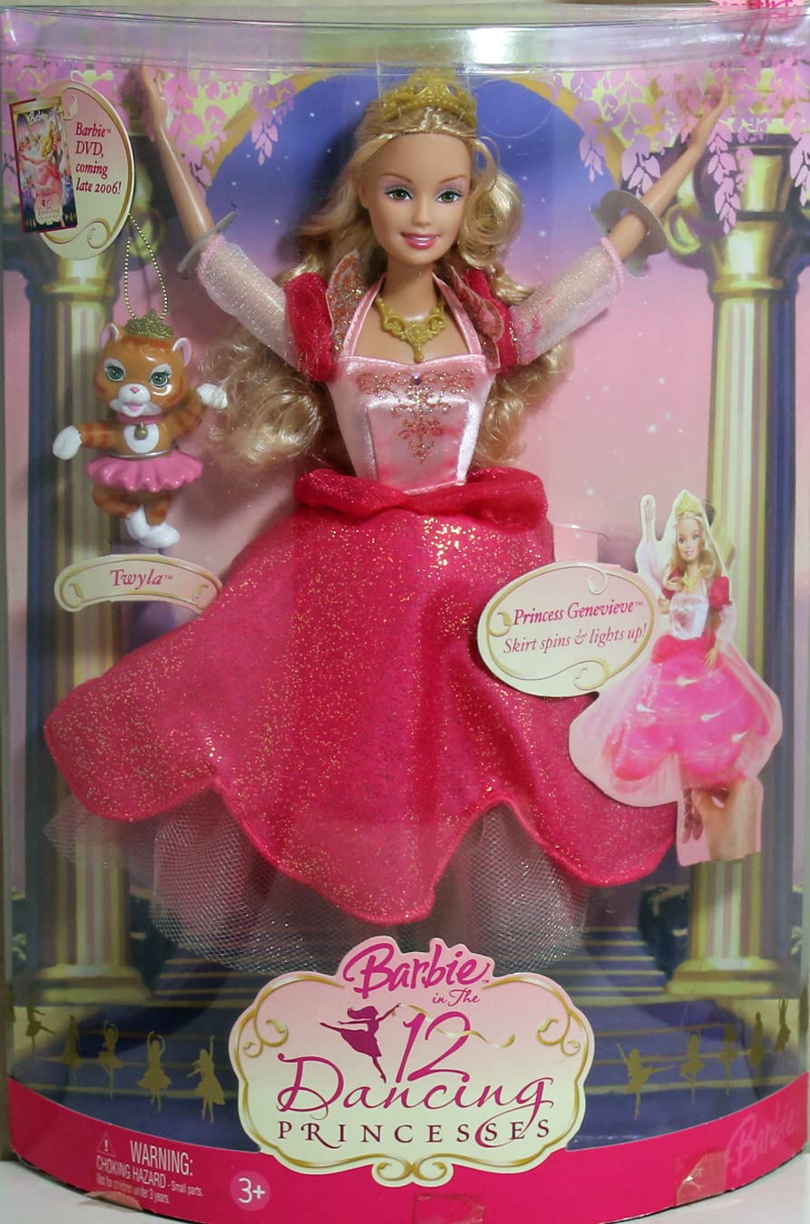 Barbie Princess Genevieve Doll in The 12 Dancing Princesses in