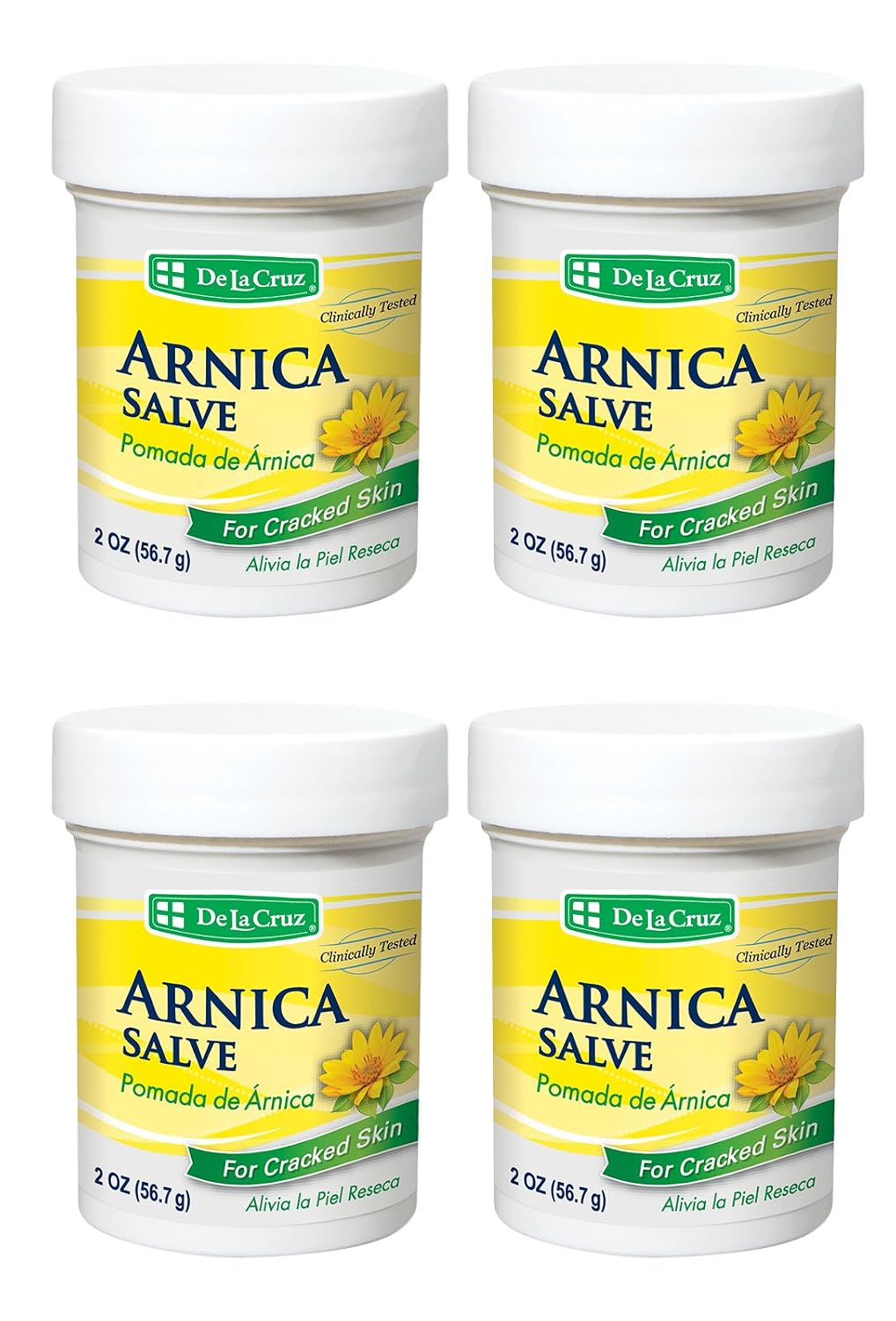 De La Cruz Arnica Salve for Cracked Skin - 0.21 oz (6 g) | Healing