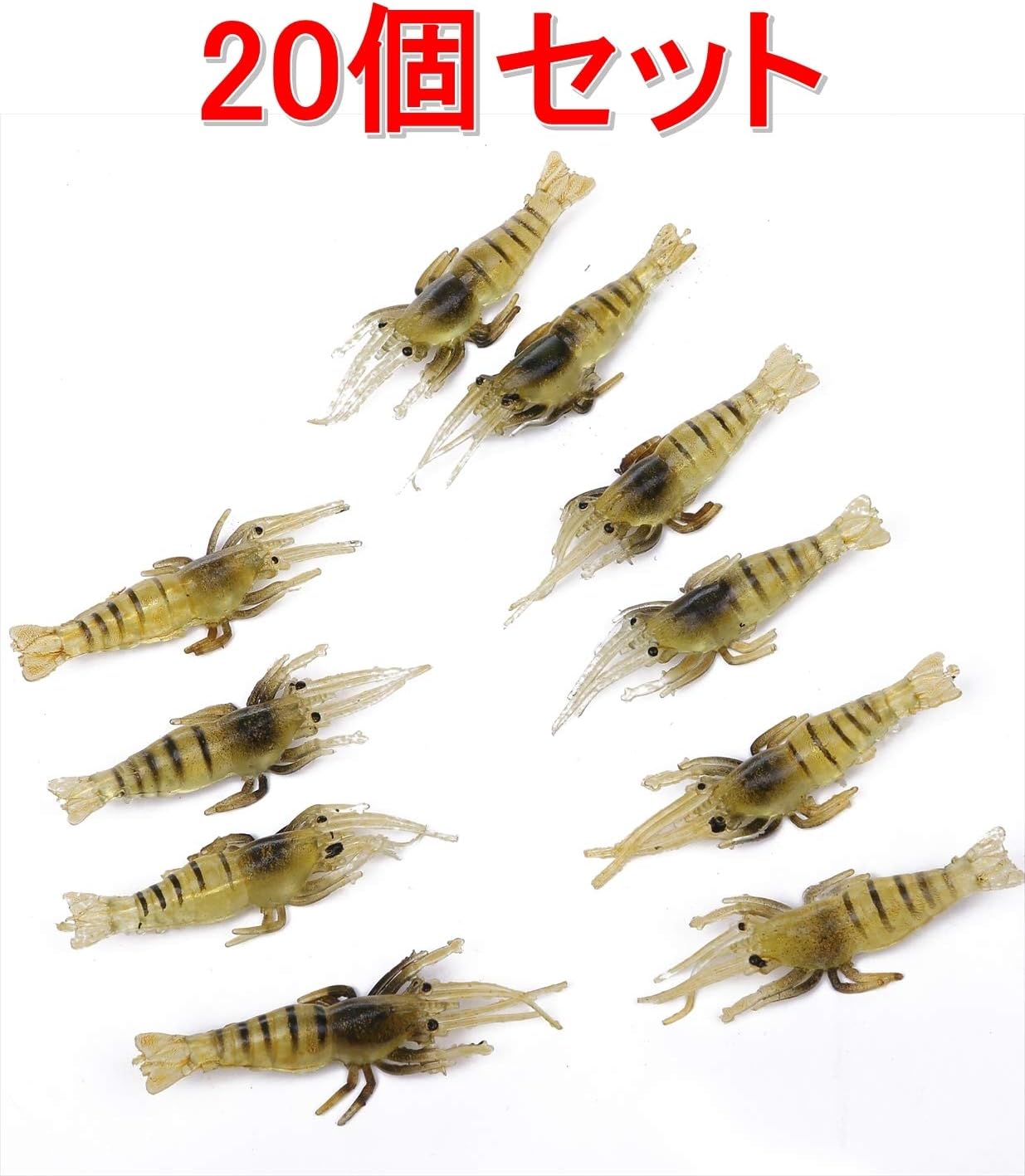 Amazon Tomtask エビワーム ソフトルアー 釣りルアー 釣り餌 疑似餌 ソフトワーム 小エビ エビルアー 匹 セット 魚釣り フィッシング ワーム バス釣り 小えびワーム お徳用セット テナガエビ 探り釣り 落とし込み メバル ハゼ タイ 根魚 針なし 肉厚 シリコン 川釣り