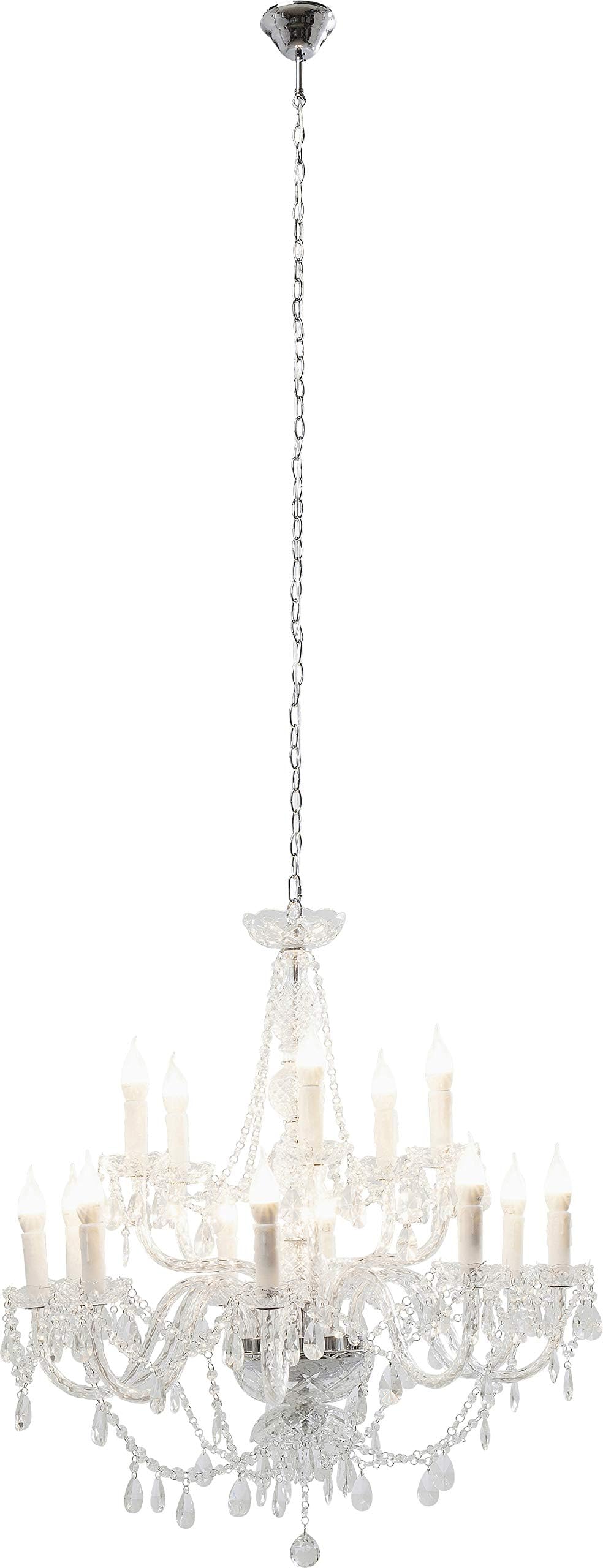 Kare 60536 Gioiello Crystal Pendant Light 14-Set Clear
