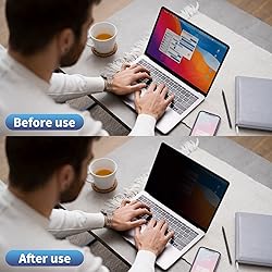 F FORITO Laptop Privacy Removable Screen Protector