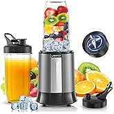 Lampick Smoothie Blender, 1300W Personal Blender for Smoothies, Shakes and Nutrient Extractions with 2pcs BPA-Free 27 oz Port