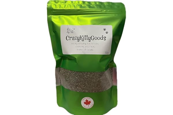 Catnip Leaf All Natural Grown Herb, Freshly Cut from Field, Grown in Canada. 100g / 3.52oz Bags.