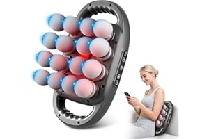 Kocuno 16-Head Massage Gun Set, Deep Tissue Massager with 9 Modes & Levels, Muscle Massager Pain Relief, Percussion Massage Gun for Back/Shoulders/Legs/Waists (Black, 16-Head)