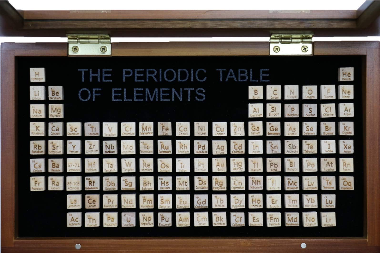 PFS Premium 10mm Element Collection Kit in Bamboo Display Case with Glass Lid