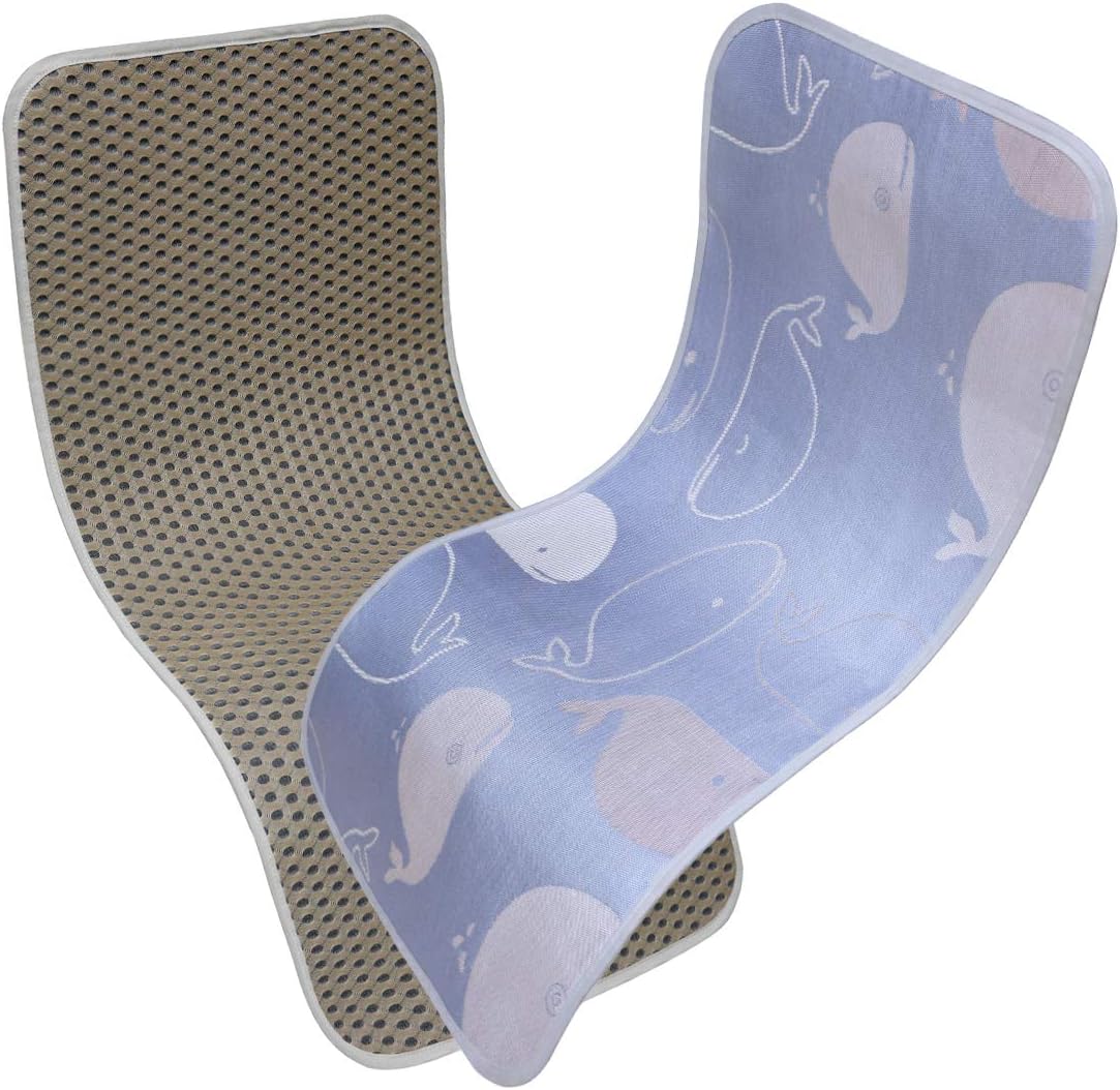 Knowmather Infant Summer Sleeping Mat, 3D Moss Fabric, 6-Sided Hollow Solid Structure Ice Silk Mattress, Breathable, Dry and Washable. Especially for Infant Bed, Baby Lounger, Baby Stroller, etc.: Home & Kitchen