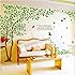 Grand Autocollant Mural Singe Et Arbre – Décor Chambre Enfant – Animaux PVC