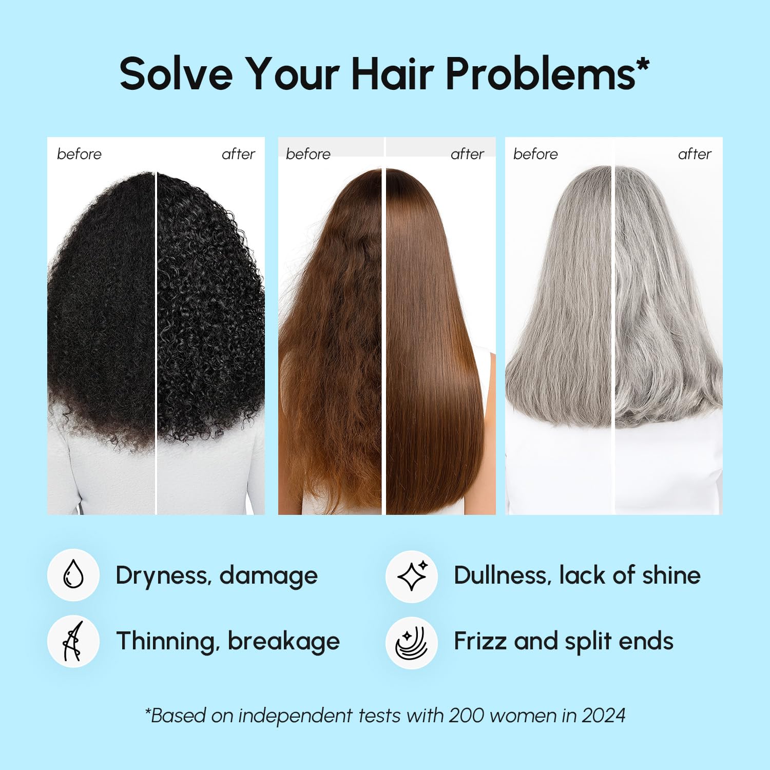 MAREE Deep Conditioning Hair Mask for Damaged Hair Treatment - Keratin Hair Care for Hydrating Growth Repair Moisturizing - Dry Curly Color Refreshing - Tratamiento Mascarilla Para el Cabello Seco